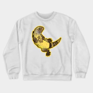 Banana Pectinata lizard is a bananaguana Crewneck Sweatshirt